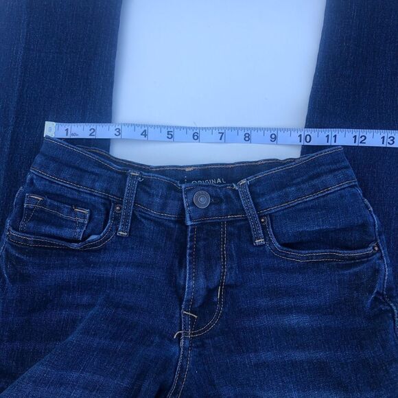 Old Navy original mid rise skinny jeans dark wash- 00 juniors - Picture 8 of 9